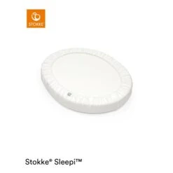 Stokke Sleepi Mini Fitted Sheet V3 - White