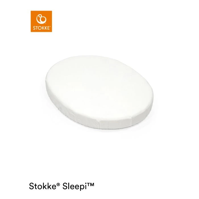 Stokke Sleepi Mini Fitted Sheet V3 - White 4 Stokke Sleepi Mini Fitted Sheet V3 - White - Image 2