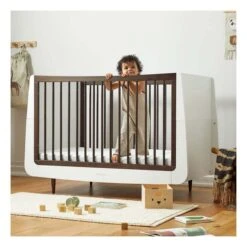 SnuzKot Skandi 3 Piece Nursery Furniture Set - Ebony -Baby Products Store snuzkot skandi cot bed ebony 2 75016