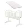 Obaby Sophie Swinging Crib & Mattress - White 1 Obaby Sophie Swinging Crib & Mattress - White -Baby Products Store sophie mattress white