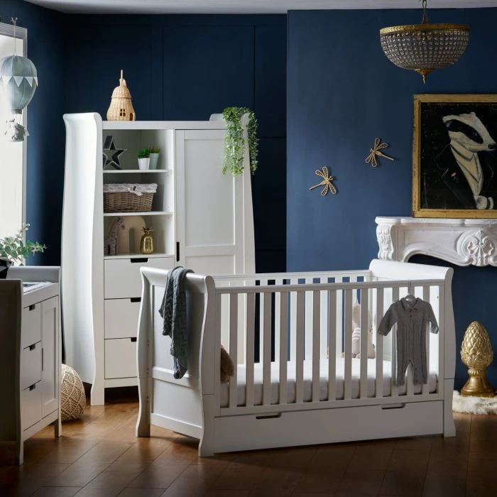 Obaby Stamford Classic 3 Piece Room Set - White 3 Obaby Stamford Classic 3 Piece Room Set - White