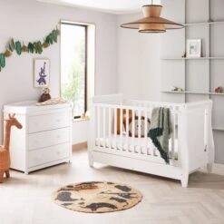 Babymore Stella 2 Piece Room Set - White -Baby Products Store stella 2 piece room set white 1