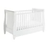 Babymore Stella Sleigh Cot Bed - White -Baby Products Store stella sleigh cot bed drop side white 4 1