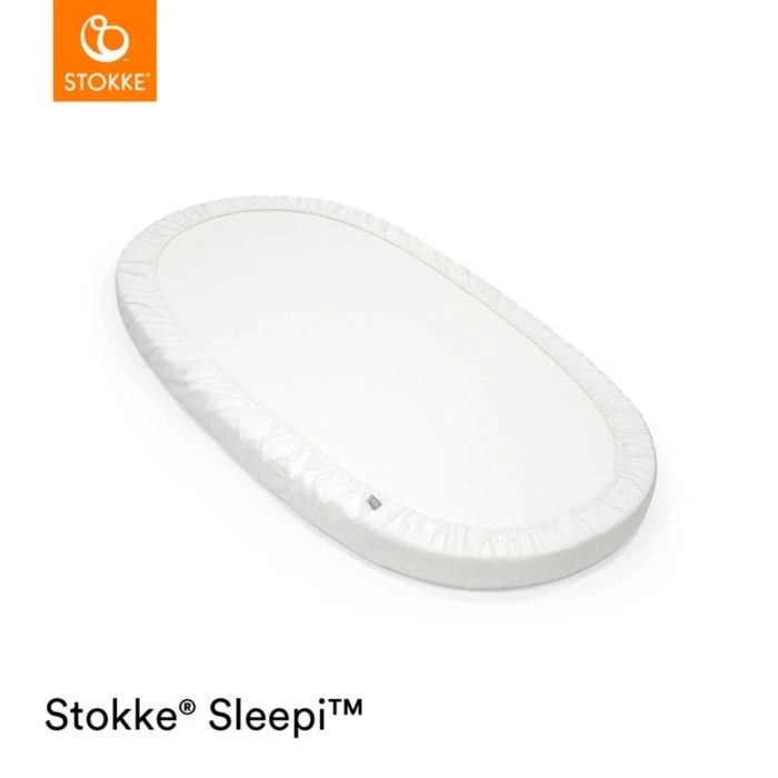 Stokke Sleepi Bed Fitted Sheet V3 - White 4 Stokke Sleepi Bed Fitted Sheet V3 - White - Image 2