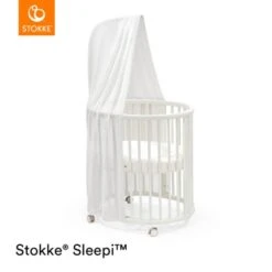 Stokke Sleepi Drape Rod V3 - White 7 Stokke Sleepi Drape Rod V3 - White -Baby Products Store stokke sleepi mini v3 white with drape rod and canopy 14811