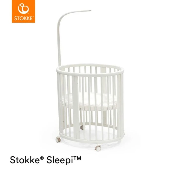 Stokke Sleepi Drape Rod V3 - White 4 Stokke Sleepi Drape Rod V3 - White - Image 2