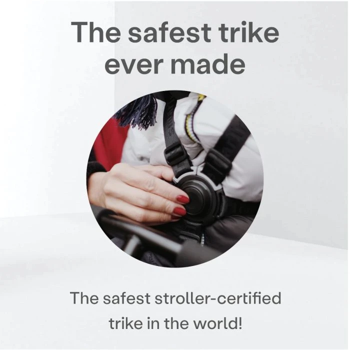 SmarTrike 6-in-1 STR5 Stroller Trike - Black&White 5 SmarTrike 6-in-1 STR5 Stroller Trike - Black&White - Image 3