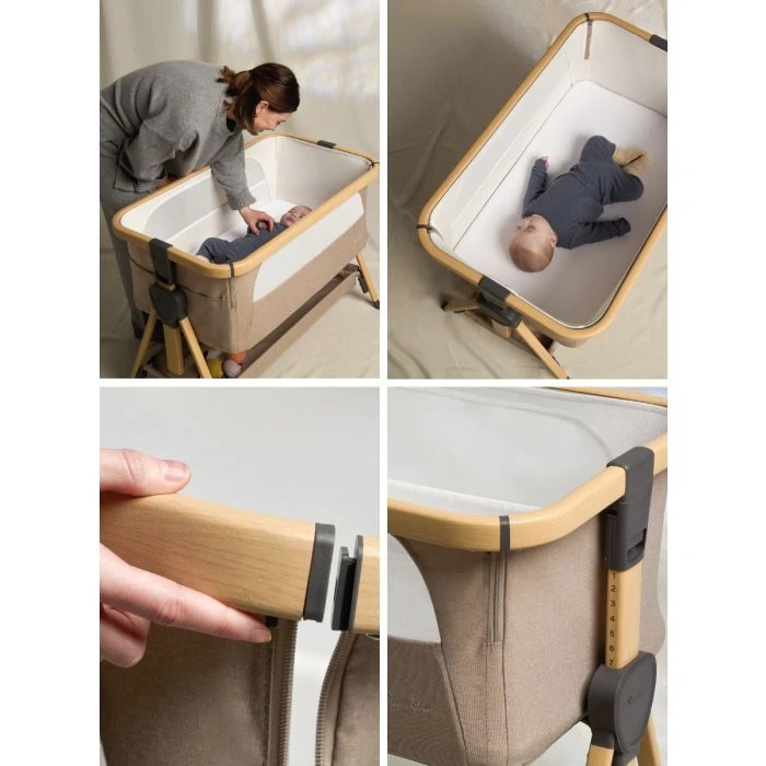 Silver Cross Lunar Bedside Crib - Oatmeal 8 Silver Cross Lunar Bedside Crib - Oatmeal - Image 6