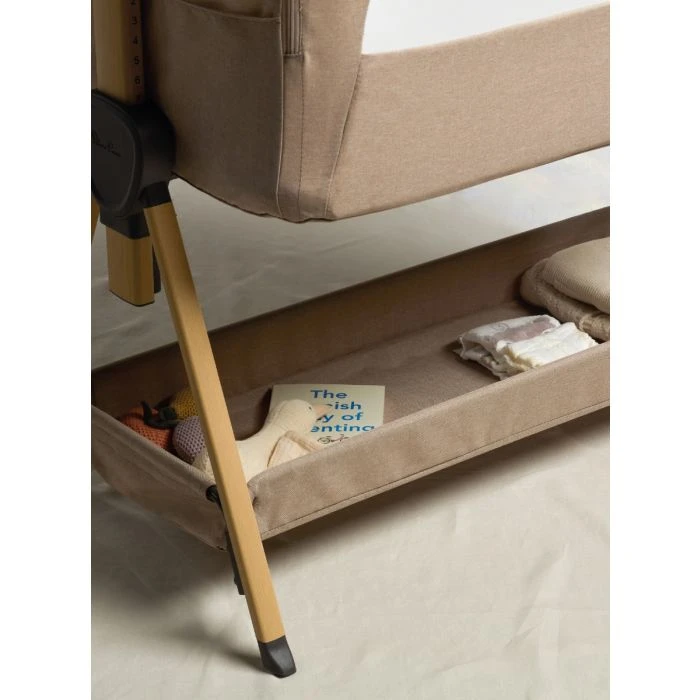 Silver Cross Lunar Bedside Crib - Oatmeal 4 Silver Cross Lunar Bedside Crib - Oatmeal - Image 2