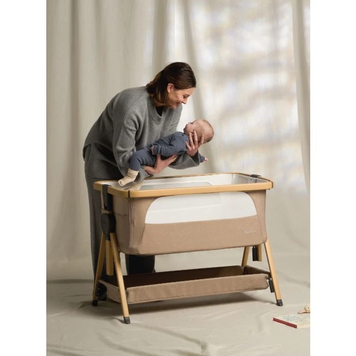 Silver Cross Lunar Bedside Crib - Oatmeal 9 Silver Cross Lunar Bedside Crib - Oatmeal - Image 7