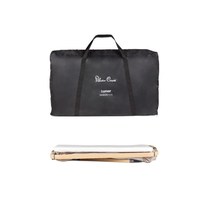 Silver Cross Lunar Bedside Crib - Oatmeal 5 Silver Cross Lunar Bedside Crib - Oatmeal - Image 3