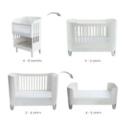 Gaia Baby Serena Cot Bed + Co-Sleep Crib - White -Baby Products Store thumbnailw 2 2000x 7e080bf0 049d 4fbb b27e 2541315ee128 1800x1800
