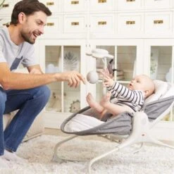 Tiny Love 3-in-1 Rocker Napper - Grey -Baby Products Store tiny love 3 in 1 rocker napper grey lifestyle play 22432