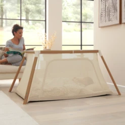 Tutti Bambini CoZee Go Travel Cot - Scandinavian Walnut/Ecru 15 Tutti Bambini CoZee Go Travel Cot - Scandinavian Walnut/Ecru -Baby Products Store travel cot scandinavian walnut ecru 2 1