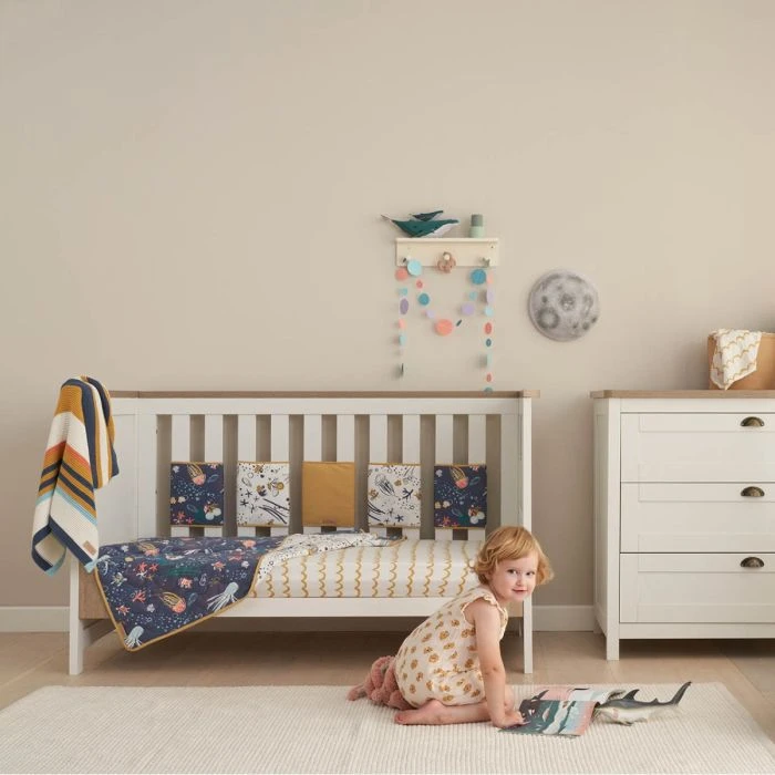 Tutti Bambini Cot Bed Fitted Sheets 2pk - Our Planet 7 Tutti Bambini Cot Bed Fitted Sheets 2pk - Our Planet - Image 5