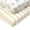 Tutti Bambini Cot Bed Fitted Sheets 2pk - Our Planet