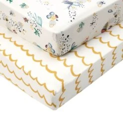Tutti Bambini Cot Bed Fitted Sheets 2pk - Our Planet