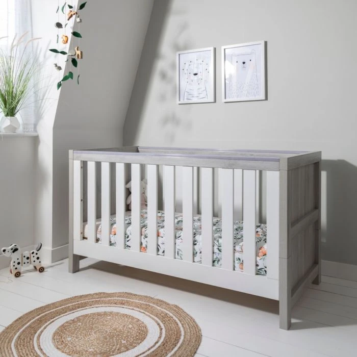 Tutti Bambini Modena Cot Bed - Grey Ash/White 11 Tutti Bambini Modena Cot Bed - Grey Ash/White - Image 9