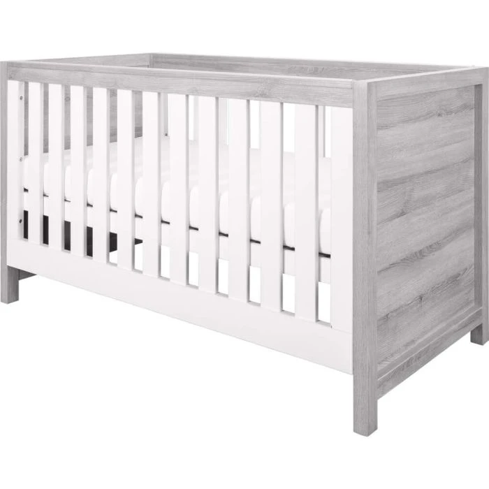 Tutti Bambini Modena Cot Bed - Grey Ash/White 3 Tutti Bambini Modena Cot Bed - Grey Ash/White