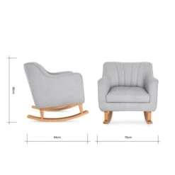 Tutti Bambini Noah Rocking Chair - Pebble -Baby Products Store tutti bambini noah rocking chair pebble p7700 98301 image