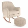 Tutti Bambini Noah Rocking Chair & Pouffe Set - Stone