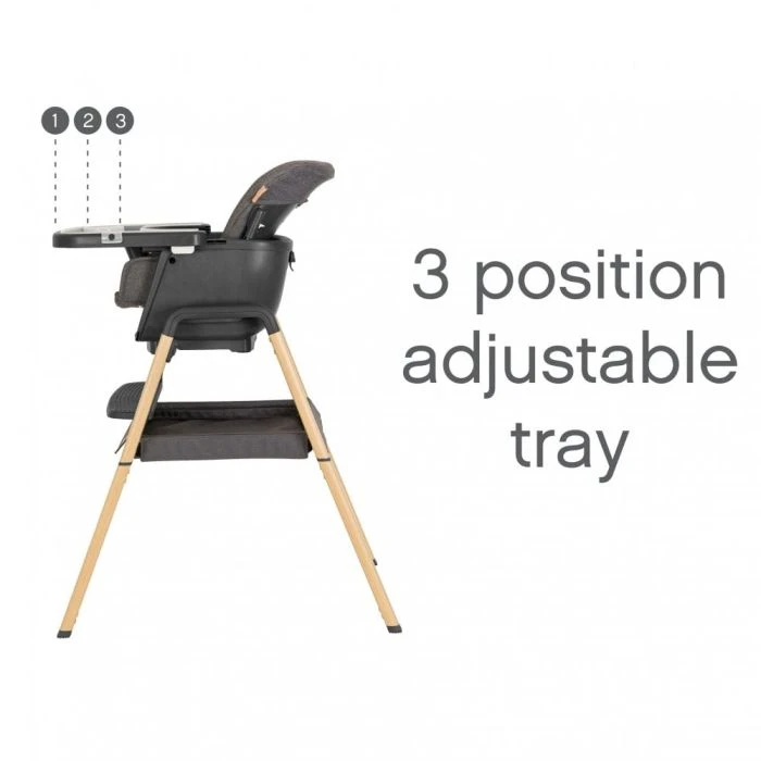 Tutti Bambini Nova Evolutionary Highchair - Grey/Oak 9 Tutti Bambini Nova Evolutionary Highchair - Grey/Oak - Image 7