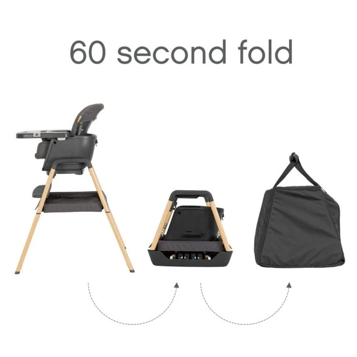 Tutti Bambini Nova Evolutionary Highchair - Grey/Oak 10 Tutti Bambini Nova Evolutionary Highchair - Grey/Oak - Image 8