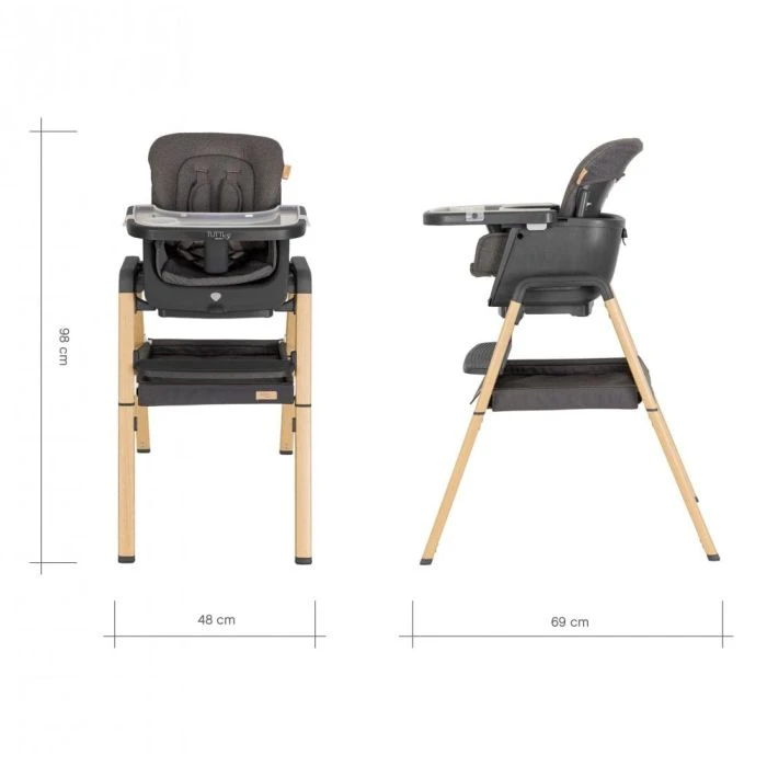 Tutti Bambini Nova Evolutionary Highchair - Grey/Oak 11 Tutti Bambini Nova Evolutionary Highchair - Grey/Oak - Image 9