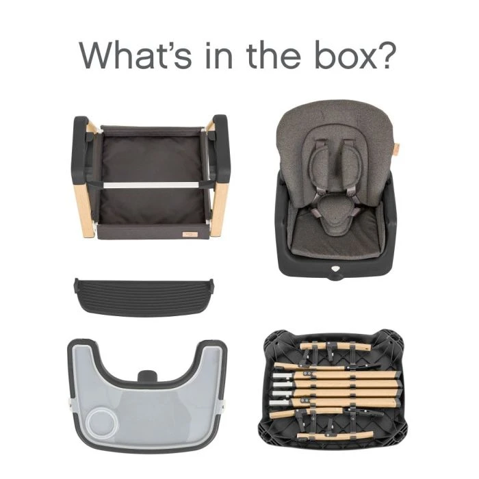 Tutti Bambini Nova Evolutionary Highchair - Grey/Oak 12 Tutti Bambini Nova Evolutionary Highchair - Grey/Oak - Image 10