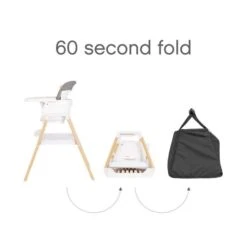 Tutti Bambini Nova Evolutionary Highchair - White/Oak -Baby Products Store tutti bambini nova highchair oak white 19