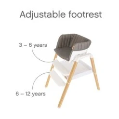 Tutti Bambini Nova Evolutionary Highchair - White/Oak -Baby Products Store tutti bambini nova highchair oak white 26