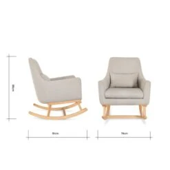 Tutti Bambini Oscar Rocking Chair - Pebble -Baby Products Store tutti bambini oscar rocking chair pebble 7
