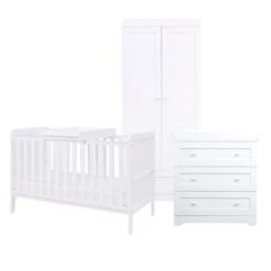 Tutti Bambini Rio 3 Piece Room Set - White