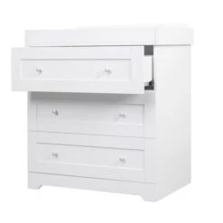 Tutti Bambini Rio 3 Piece Room Set - White -Baby Products Store tutti bambini rio chest changer white 5 2 97890.1611059476