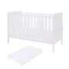 Tutti Bambini Rio Cot Bed With Cot Top Changer & Mattress - White 1 Tutti Bambini Rio Cot Bed With Cot Top Changer & Mattress - White -Baby Products Store tutti bambini rio cot bed with cot top changer mattress white