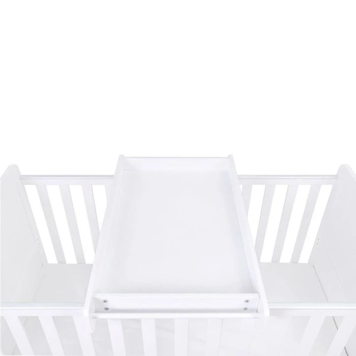 Tutti Bambini Rio Cot Bed With Cot Top Changer & Mattress - White 5 Tutti Bambini Rio Cot Bed With Cot Top Changer & Mattress - White - Image 3