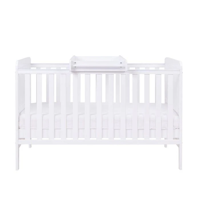 Tutti Bambini Rio Cot Bed With Cot Top Changer & Mattress - White 6 Tutti Bambini Rio Cot Bed With Cot Top Changer & Mattress - White - Image 4