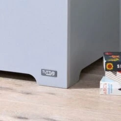 Tutti Bambini Rio Toy Box - Dove Grey/Oak -Baby Products Store tutti bambini rio toy box dove grey oak 9 37432