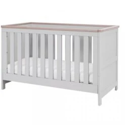 Tutti Bambini Verona Cot Bed - Dove Grey/Oak