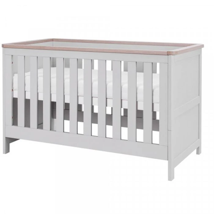 Tutti Bambini Verona Cot Bed - Dove Grey/Oak 5 Tutti Bambini Verona Cot Bed - Dove Grey/Oak - Image 3