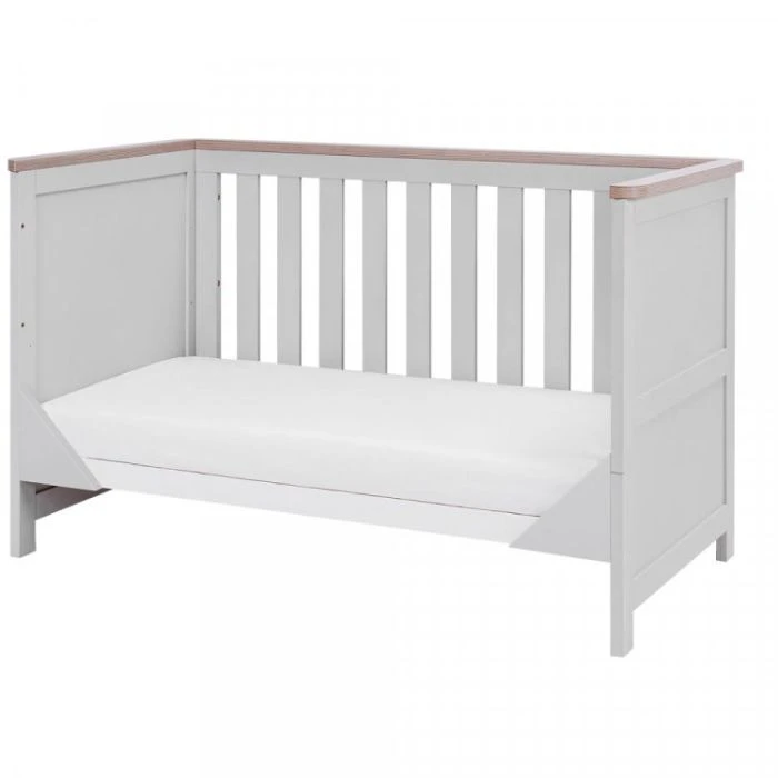 Tutti Bambini Verona Cot Bed - Dove Grey/Oak 6 Tutti Bambini Verona Cot Bed - Dove Grey/Oak - Image 4