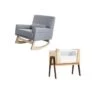 Gaia Baby Serena Chair And Bedside Crib Bundle - Dove/Natural -Baby Products Store untitled design 1