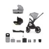 Venicci Tinum Upline 3-in-1 Travel System (12 Piece Bundle) - Classic Grey -Baby Products Store upline classic grey bundle 3 1iq base engo 2 copy