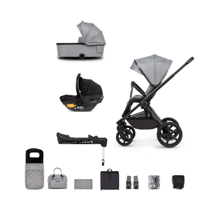 Venicci Tinum Upline 3-in-1 Travel System (12 Piece Bundle) - Classic Grey 3 Venicci Tinum Upline 3-in-1 Travel System (12 Piece Bundle) - Classic Grey