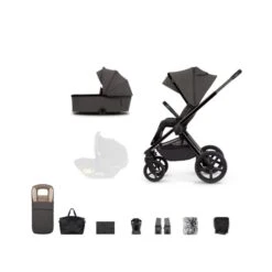 Venicci Tinum Upline 2-in-1 Pushchair (10 Piece Bundle) - Lava
