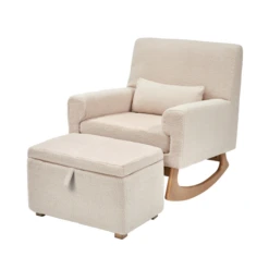 Gaia Baby Rocking/Feeding Chair - Biscuit Boucle/Oak 14 Gaia Baby Rocking/Feeding Chair - Biscuit Boucle/Oak -Baby Products Store uq9bmnow