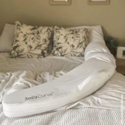 SnuzCurve Pregnancy Pillow - Grey 12 SnuzCurve Pregnancy Pillow - Grey -Baby Products Store uu 3