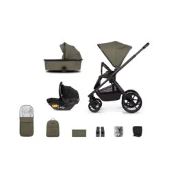 Venicci Tinum Edge 3in1 Pushchair - Moss
