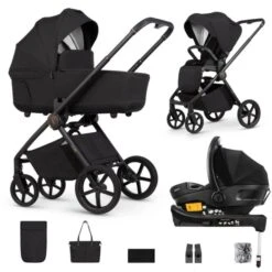 Venicci Claro 3-in-1 + Base Travel System - Noir