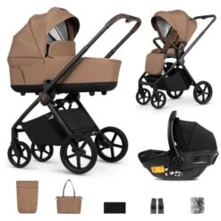 Venicci Claro 3-in-1 Travel System - Caramel